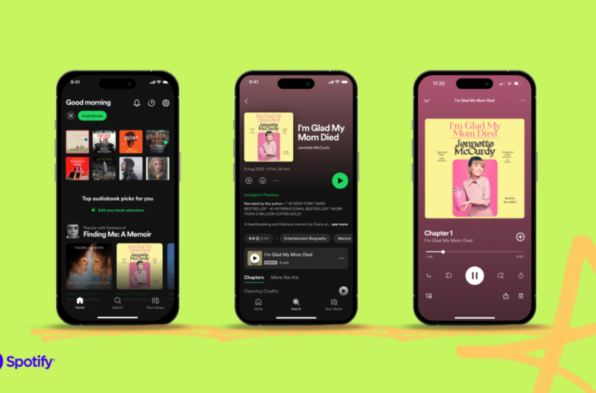  Spotify Launches New Audiobook Subscription Tier