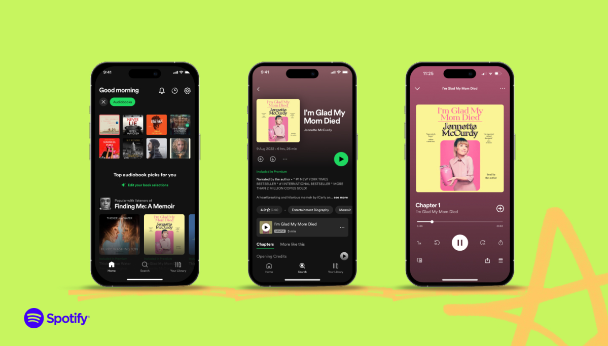 Spotify Launches New Audiobook Subscription Tier